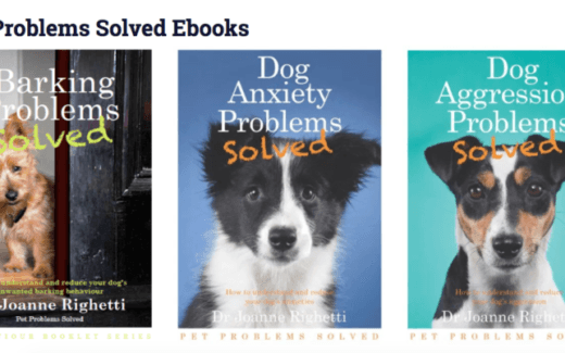 Dog behaviour ebooks by Dr Jo Righetti